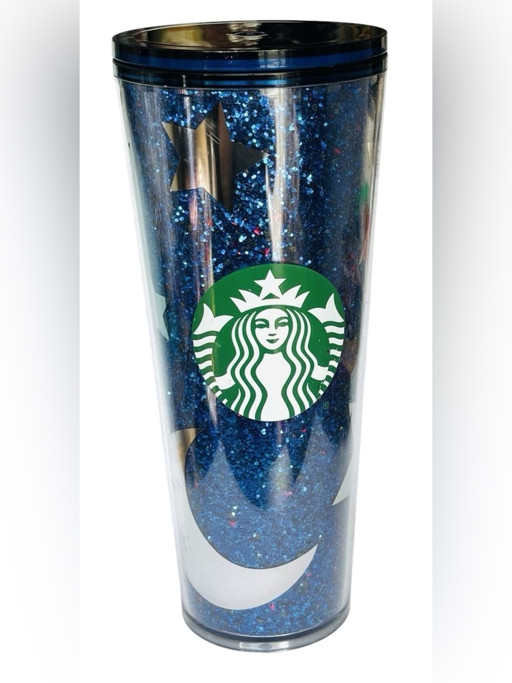 Starbucks Walt Disney World Mickey Mouse Blue Sparkle 24oz’s Tumbler Cold Cup